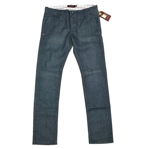 Raven Denim Max Trouser in Mineral Slim Straight Denim Jeans Size 32 NWT $239